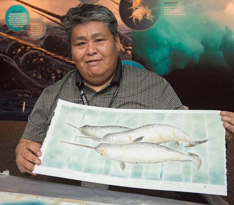 Photograph of artist Andrew Qappik.